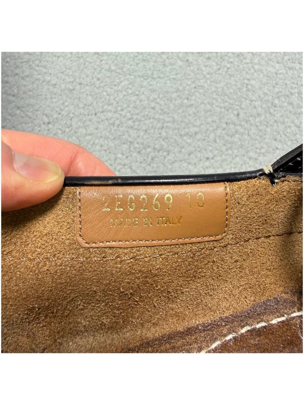 Prada Boat Shoes Men 11 / UK 10 Black Brushed Spazzolato Leather Lace Up Loafers - Picture 8 of 14